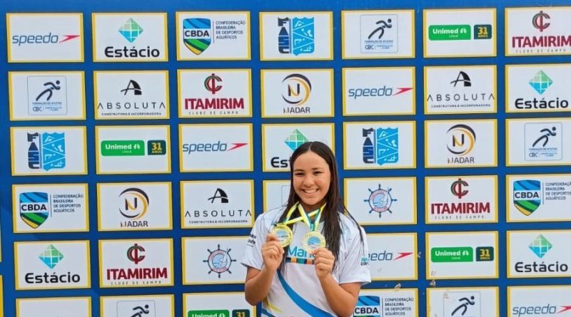 Nadadora amazonense fatura bicampeonato brasileiro de Águas Abertas em Santa Catarina